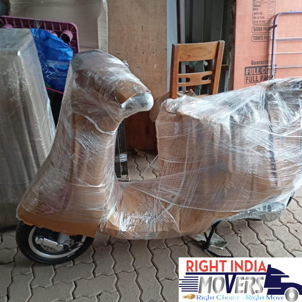 bike parcel and shifting service in bangalore by right india movers
